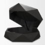 70567 - Arreto 36" Hexagonal Hinged Solid Wood Top and Base Coffee Table 