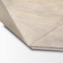 70568 - Arreto 36" Hexagonal Hinged Solid Wood Top and Base Coffee Table 