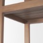70579-AB - Bela Arched Shelving Unit Medium Brown Wood