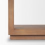 70579-AB - Bela Arched Shelving Unit Medium Brown Wood