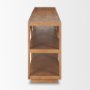 70580 - Bela 80" Medium Brown Wood Arched Console Table