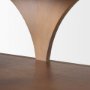 70580 - Bela 80" Medium Brown Wood Arched Console Table