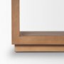 70580 - Bela 80" Medium Brown Wood Arched Console Table