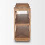 70581 - Bela 54" Arched Console Table Medium Brown Wood