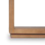 70581 - Bela 54" Arched Console Table Medium Brown Wood