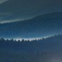 11819 - Mountain Fade by Staffan Widstrand a Hand Embellished Textured Framed Art Photo Matted under Glass