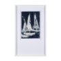 15136 - Paper Boats II by Studio M a Framed Art Print Matted under Glass