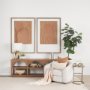 68966 - Edwards (26"H) Gold Metal Base w/ Cream Fabric Shade Table Lamp 