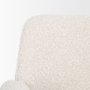 70250 - Brently Dining Chair w/ Cream Boucle Fabric & Matte Black Metal Legs