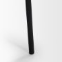 70250 - Brently Dining Chair w/ Cream Boucle Fabric & Matte Black Metal Legs