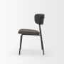 70253 - Corey Dining Chair w/ Gray Fabric & Matte Black Metal