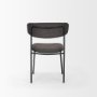 70253 - Corey Dining Chair w/ Gray Fabric & Matte Black Metal