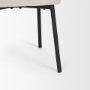 70254 - Shannon Dining Chair w/ Oatmeal Fabric & Matte Black Metal