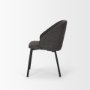 70255 - Shannon Dining Chair w/ Gray Fabric & Matte Black Metal