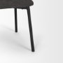 70255 - Shannon Dining Chair w/ Gray Fabric & Matte Black Metal