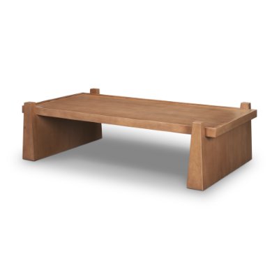 70629 - Eula Medium Brown Wood Coffee Table