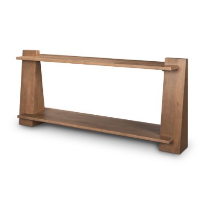 70630 - Eula Medium Brown Wood Console Table