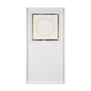Caldera White by Studio M a handmade Original Framed Artwork under Glass