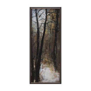 Forest View V by Mercana Studio a Hand Embellished Textured Framed Art Print