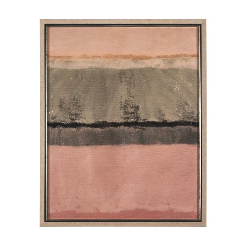 15162 - Quiet Echoes - Ebb by Mercana Studio a Hand Embellished Textured Framed Art Print