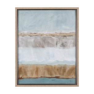 Quiet Echoes - Sweep by Mercana Studio a Hand Embellished Textured Framed Art Print