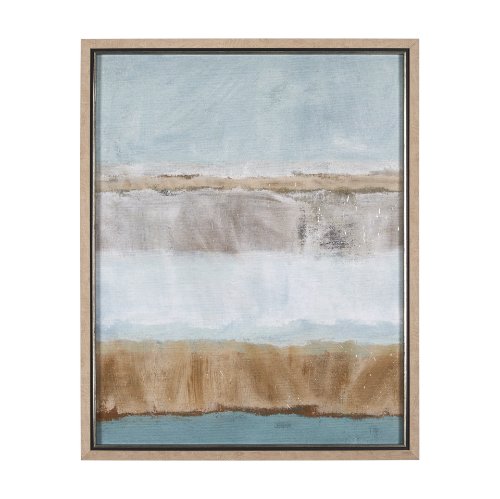 15163 - Quiet Echoes - Sweep by Mercana Studio a Hand Embellished Textured Framed Art Print
