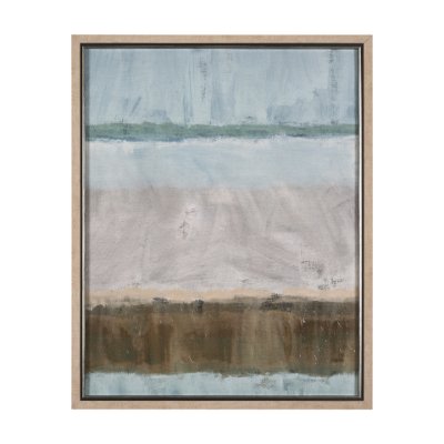 15164 - Quiet Echoes - Flow by Mercana Studio a Hand Embellished Textured Framed Art Print