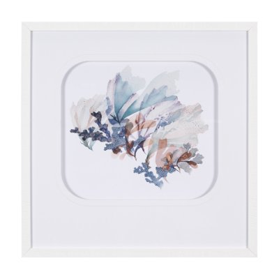 15165 - Seagrass - Stir by Mercana Studio a Hand Embellished Textured Framed Art Print Matted under Glass