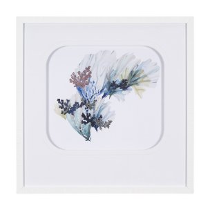 Seagrass - Sway by Mercana Studio a Hand Embellished Textured Framed Art Print Matted under Glass
