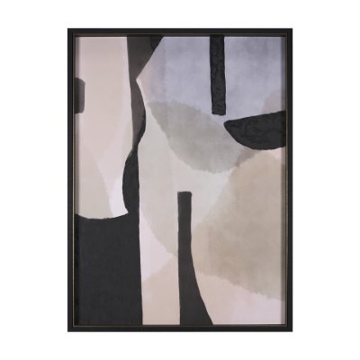 15168 - Shape Shift - Form by Mercana Studio a Hand Embellished Textured Framed Art Print