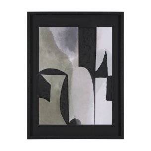 Shape Shift - Tessellate by Mercana Studio Hand Embellished Framed Art Print Matted under Glass