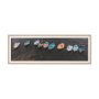 15174 - Neatly Moored by Mercana Studio a Hand Embellished Textured Framed Photo Art Print Matted under Glas