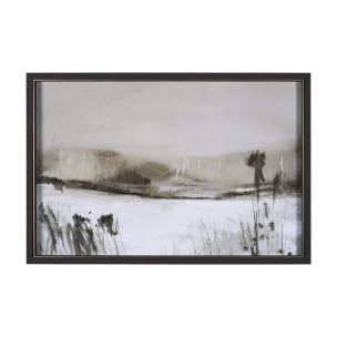 Winter Day II by Mercana Studio a Hand Embellished Textured Framed Art Print