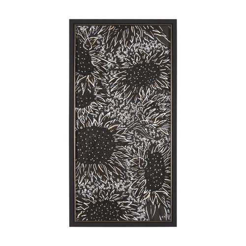 15184 - Sunflower Fest III by Mercana Studio a Hand Embellished Textured Framed Art Print