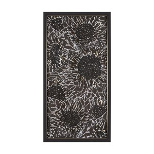 Sunflower Fest VI by Mercana Studio a Hand Embellished Textured Framed Art Print