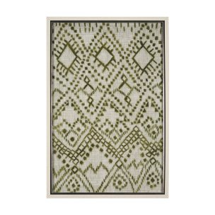 Story Teller II Olive by Mercana Studio a Hand Embelished Textured Framed Art Print