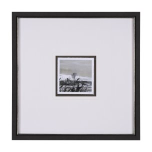 Winter Day III by Mercana Studio a Hand Embellished Textured Framed Art Print Matted under Glass