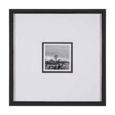 15188 - Winter Day III by Mercana Studio a Hand Embellished Textured Framed Art Print Matted under Glass