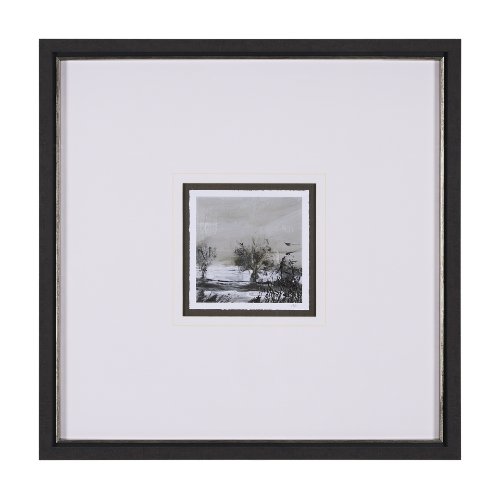 15189 - Winter Day IV by Mercana Studio a Hand Embellished Textured Framed Art Print Matted under Glass