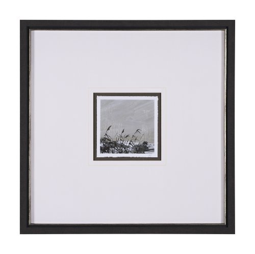 15190 - Winter Day V by Mercana Studio a Hand Embellished Textured Framed Art Print Matted under Glass