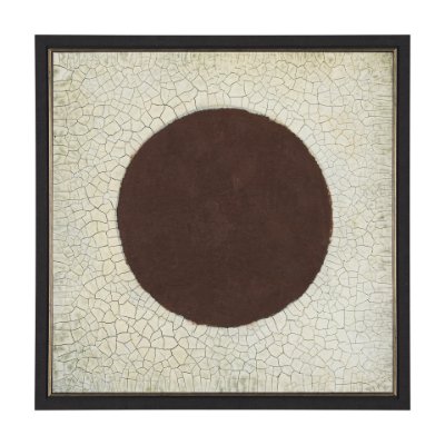 102610-FS - Red Sun by Mercana Studio a Hand Embellished Textured Framed Canvas