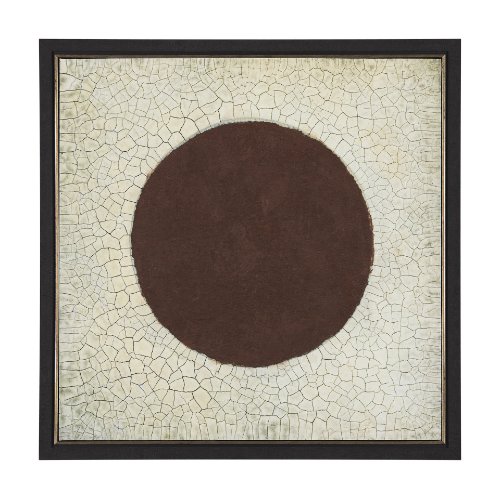 102610-FS - Red Sun by Mercana Studio a Hand Embellished Textured Framed Canvas