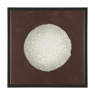 Red Sky by Mercana Studio a Hand Embellished Textured Framed Canvas