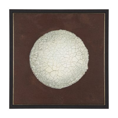 102611-FS - Red Sky by Mercana Studio a Hand Embellished Textured Framed Canvas