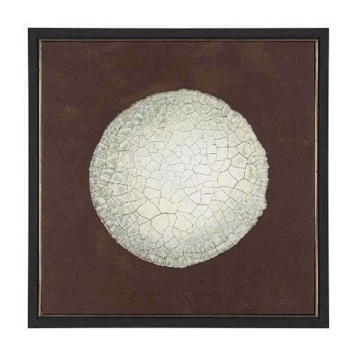 102611-FS - Red Sky by Mercana Studio a Hand Embellished Textured Framed Canvas
