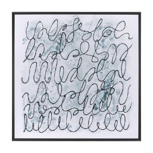 Story Telling by Mercana Studio a Hand Embellished Textured Framed Canvas