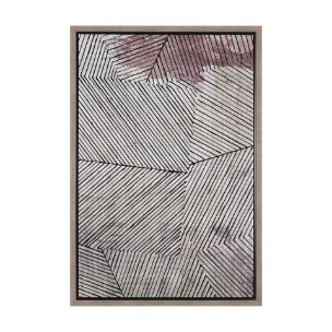 Papyrus Texture I by Mercana Studio a Hand Embellished Textured Framed Canvas