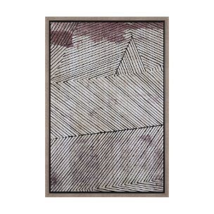 Papyrus Texture II by Mercana Studio a Hand Embellished Textured Framed Canvas