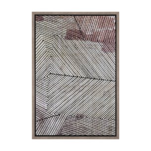 Papyrus Texture III by Mercana Studio a Hand Embellished Textured Framed Canvas