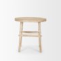 70489 - Rosie Large Blonde Wood End Table